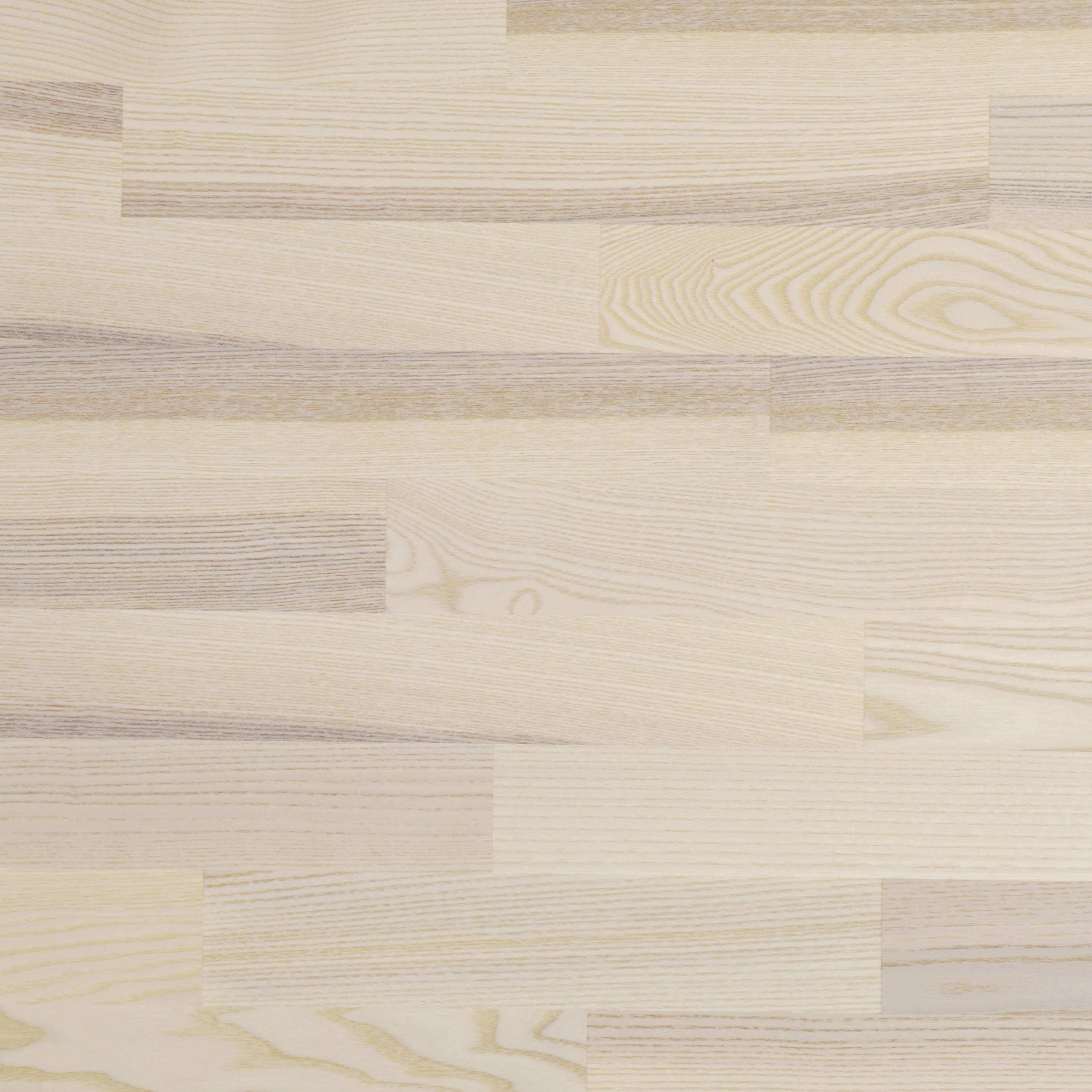 3 Strip Ash Elegant White Extra Matt Lacquered Gloss 5%